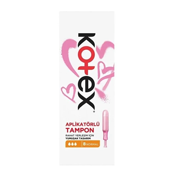 Kotex Aplikatörlü Tampon Normal 16 Lı Set (2PK*8) - Resim 2