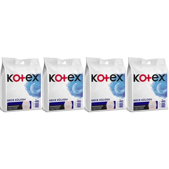 Kotex Gece Külodu / Külot Standart Beden Yoğun ReGl Dönemine Özel 8 Li Set 4PK*2 ürün görseli 1