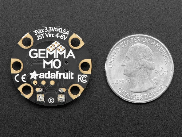 GEMMA M0 Adafruit ATSAMD21E18 Development Board  SAM D ARM Cortex-M0+ 32-Bit Embedded Evaluation Board ürün görseli 1
