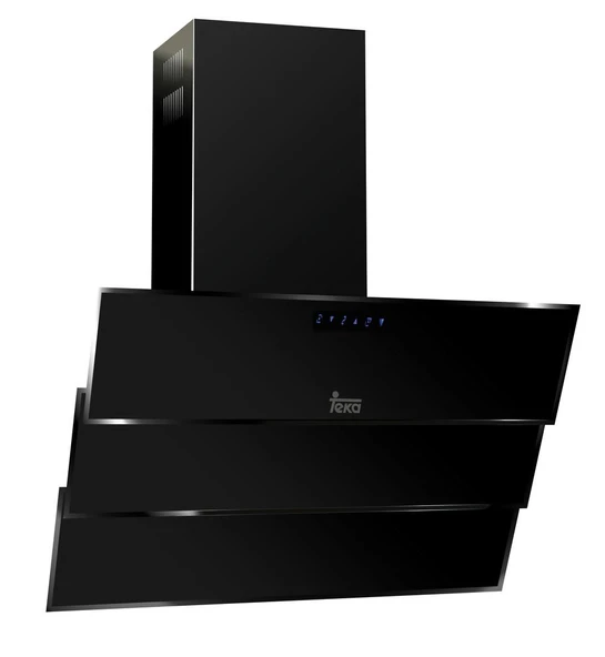 TEKA TVT 90.1 SİYAH CAM 90 CM. DUVAR TİPİ DAVLUMBAZ ürün görseli 1