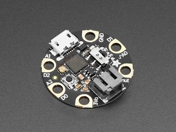 GEMMA M0 Adafruit ATSAMD21E18 Development Board  SAM D ARM Cortex-M0+ 32-Bit Embedded Evaluation Board - Resim 2