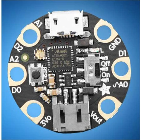 GEMMA M0 Adafruit ATSAMD21E18 Development Board  SAM D ARM Cortex-M0+ 32-Bit Embedded Evaluation Board - Resim 8