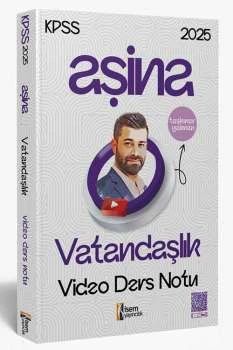 İsem 2025 KPSS Aşina Vatandaşlık Video Ders Notu ürün görseli 1