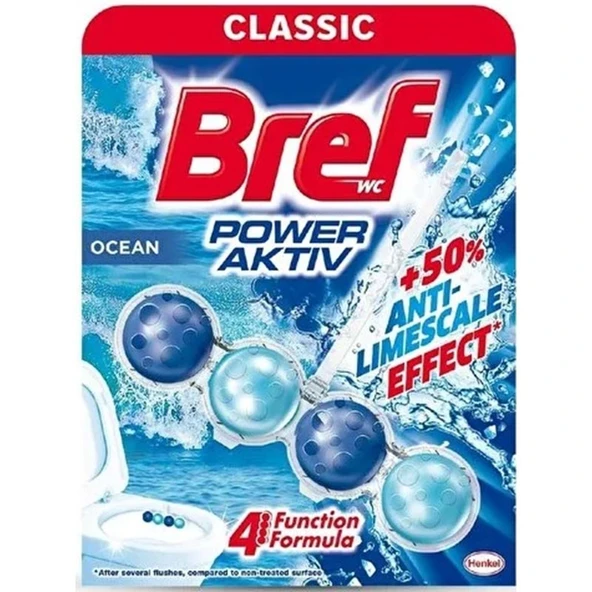 Bref Power Aktiv Klozet Bloğu (İç Adet 1 Li Pk) Okyanus Kokulu ürün görseli 1