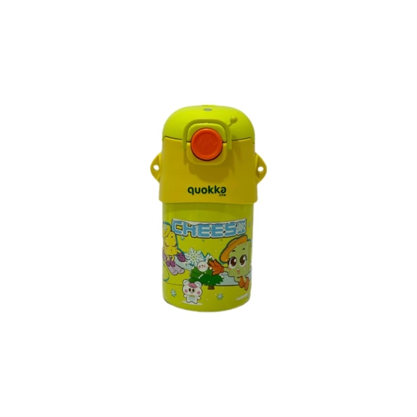 TAROS MATARA 500 ML SARI LİFE FİGÜRLÜ ANIMALS ÇELİK ürün görseli 1