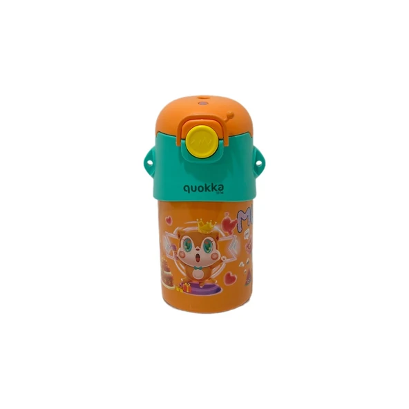 TAROS MATARA 500 ML TURUNCU LİFE FİGÜRLÜ ANIMALS ÇELİK ürün görseli 1
