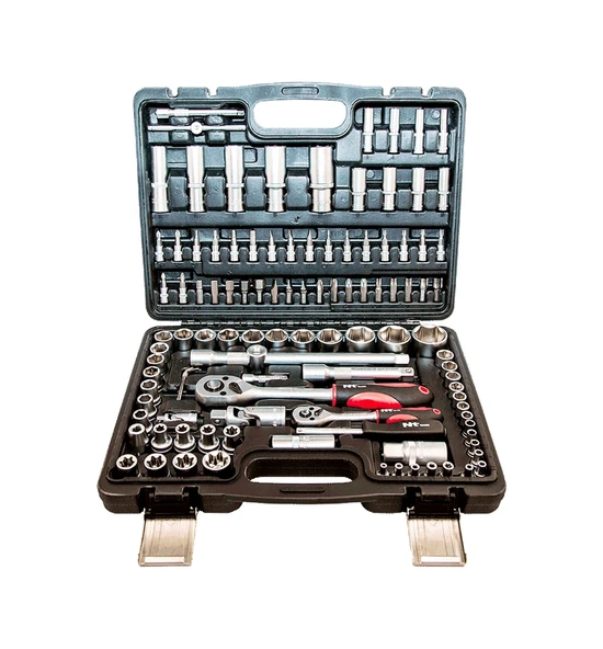 Nt Tools 1/2 Ve 1/4 Altı Köşe Cr-V Bits Lokma Seti 108 Li ürün görseli 1