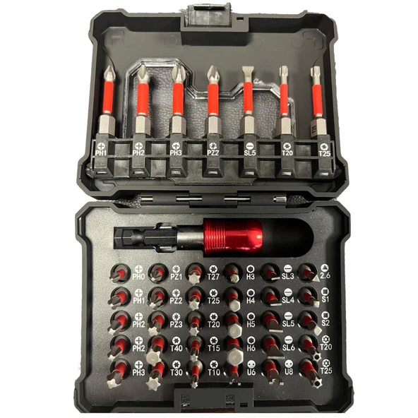 Nt Tools Ncseth038 S2 Bits Set 1/4" 38 Parça ürün görseli 1