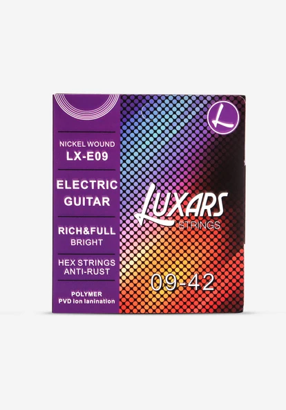 LUXARS ELEKTRO GİTAR TELİ LX-E09 ürün görseli 1