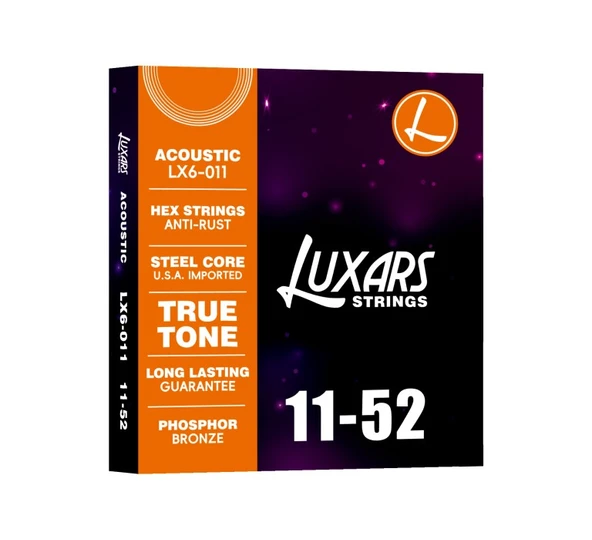 LUXARS AKUSTİK GİTAR TELİ LX6-011 ürün görseli 1