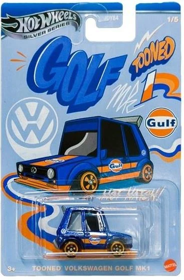 Hot Wheels Silver Series Tooned Volkswagen Golf MK1 JCB62 ürün görseli 1