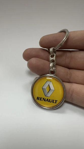 Renault ile uyumlu Logolu Metal Anahtarlık Çift Yönlü (1 ADET) ürün görseli 1