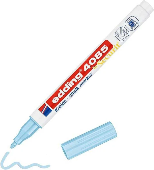 EDDING CAM KALEMI PASTEL MAVI 1 LI  (4085) ürün görseli 1