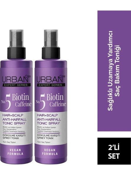 Urban Care Expert Serisi Biotin ve Kafein Saç Toniği Hızlı Uzamaya 2 x 200 Ml ürün görseli 1