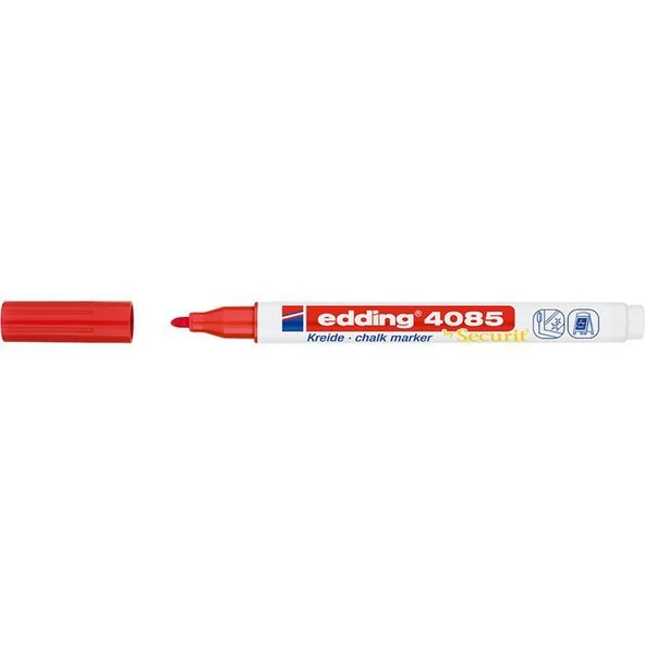 EDDING CAM KALEMI KIRMIZI 1 LI  (4085) ürün görseli 1
