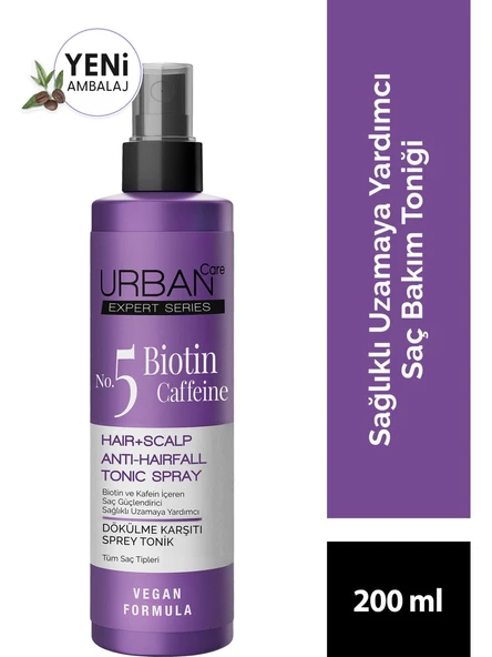 Urban Care Expert Serisi Biotin ve Kafein Saç Toniği Hızlı Uzamaya 200 Ml ürün görseli 1