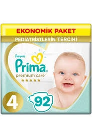 PRİMA PREMİUM CARE NO:4 EKONOMİK PAKET 9/14 KG 92 ADET ürün görseli 1