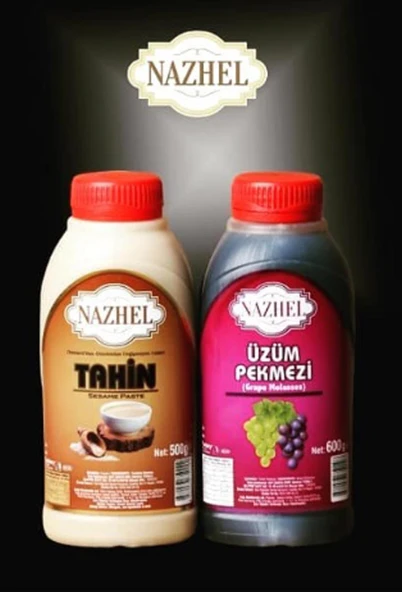 NAZHEL Tahin (470 gr) & Pekmez (600 gr)Efsane Süper İkili Yerli Üretim, Yerli Üretici ürün görseli 1