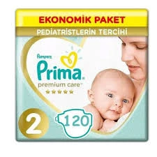 PRİMA PREMİUM CARE NO:2 EKONOMİK PAKET 4/8 KG 120 ADET ürün görseli 1