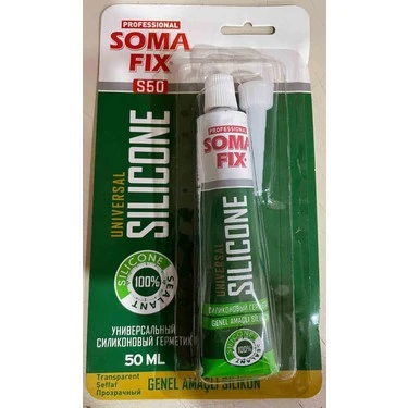 SOMA FIX S50 GENEL AMAÇLI SİLİKON 50 ml - ŞEFFAF ürün görseli 1