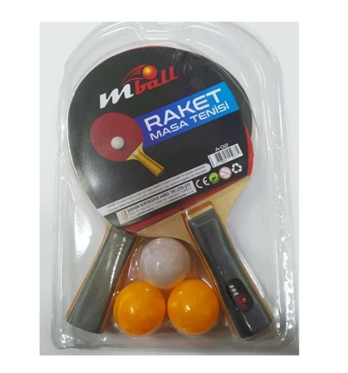 Mball Masa Tenisi Raket Seti 2 Li ürün görseli 1