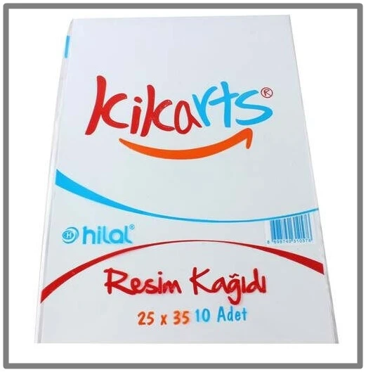 Kikarts Resim Kağıdı 25X35 10Lu - 6 paket ürün görseli 1