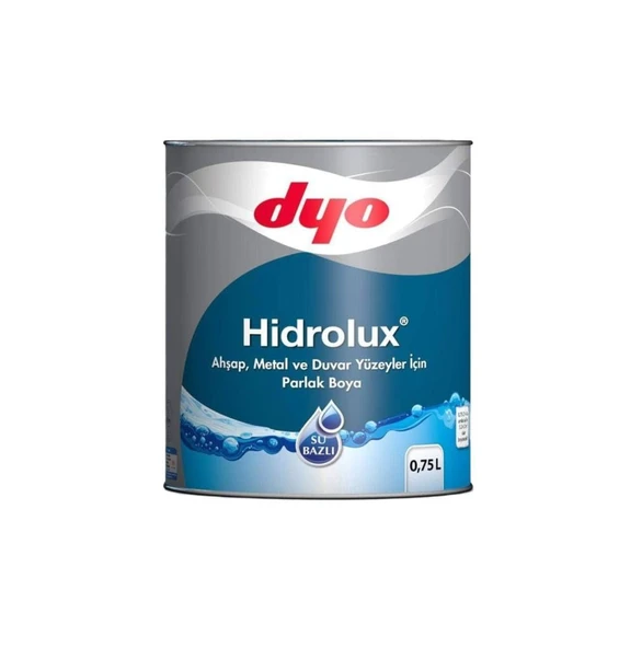 Dyo Hidrolüx Su Bazlı Yağlı Boya Beyaz   0,75lt ürün görseli 1