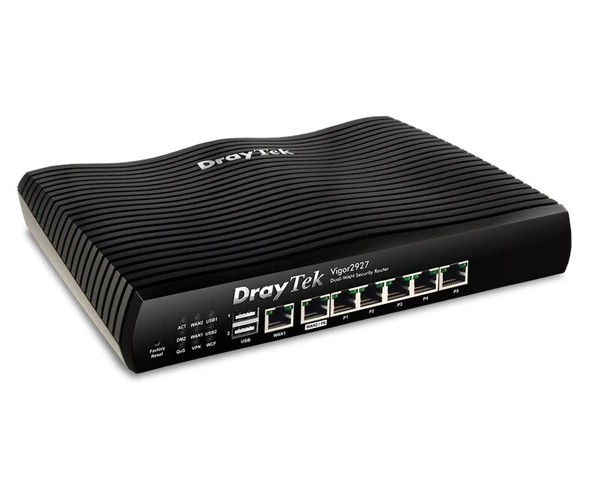 DRAYTEK Vigor 2927 Dual-WAN VPN Firewall Router - Resim 2