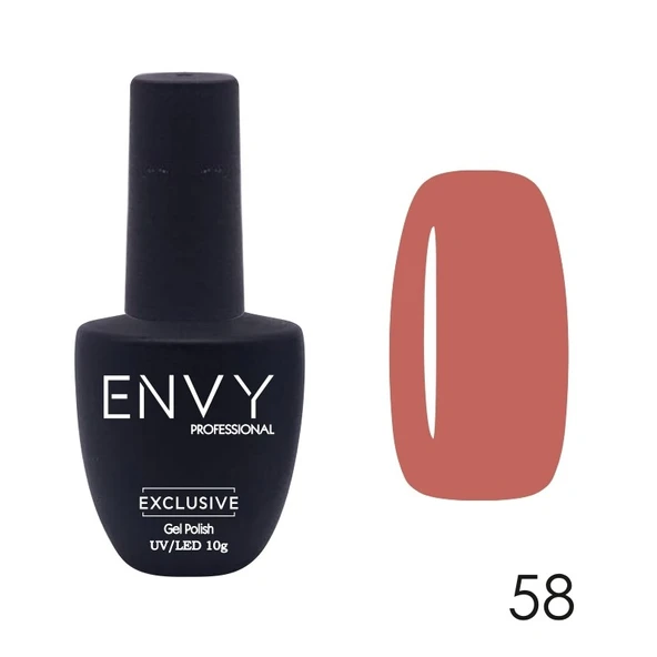 Envy Kalıcı Oje Exclusive Seri Pastel Pembe 10gr No:058 ürün görseli 1