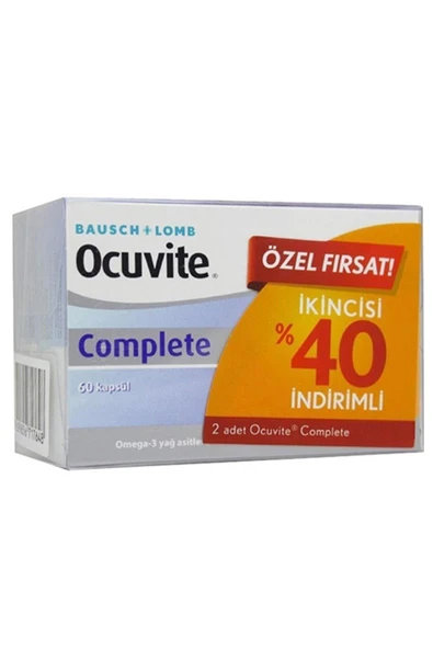 Ocuvite Complete Göz Vitamini 60 Kapsül 2 li Paket ürün görseli 1