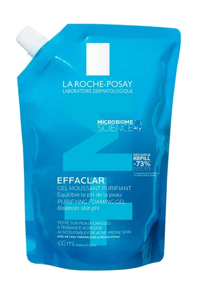 La Roche Posay Effaclar Yağlı Ciltler için Temizleme Jeli Refill 400 ml ürün görseli 1