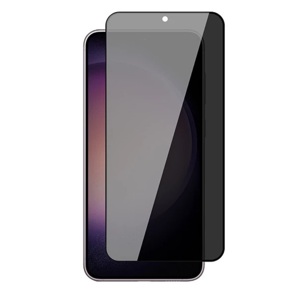 Gpack Samsung Galaxy S22 uyumlu Ekran Koruyucu Hayalet Temperli Cam Privacy Rika Siyah ürün görseli 1