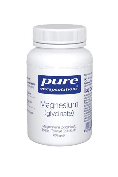 Pure Encapsulations Magnesium Glycinate 60 Kapsül ürün görseli 1
