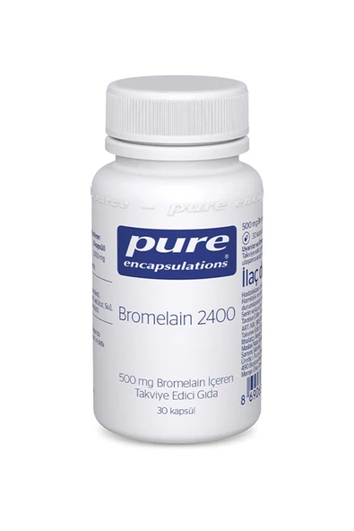 Pure Encapsulations Bromelain 2400 30 Kapsül ürün görseli 1
