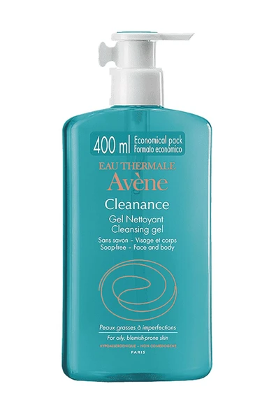 Avene Cleanance Yüz ve Vücut Temizleme Jeli 400 ml ürün görseli 1
