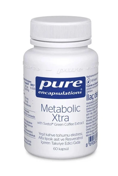 Pure Encapsulations Metabolic Xtra 60 Kapsül ürün görseli 1
