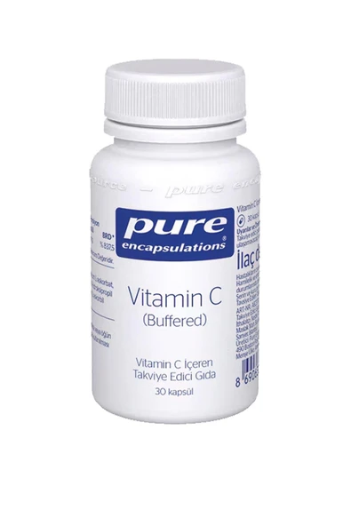 Pure Encapsulations Vitamin C Buffered 30 Kapsül ürün görseli 1