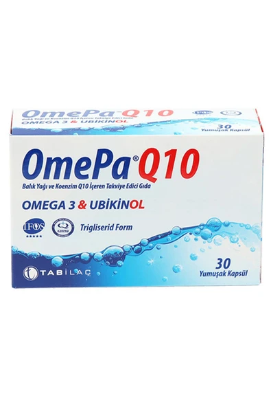 Omepa-Q10 Omega3 Ubiquinol 30 Kapsül ürün görseli 1
