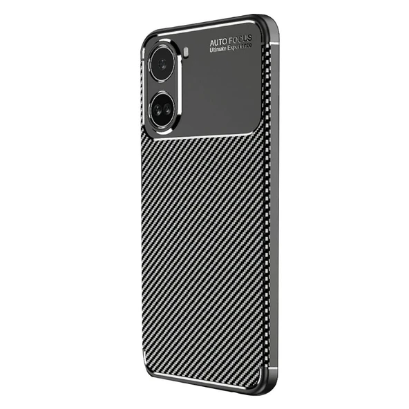 Gpack Xiaomi Poco X7 Pro uyumlu Kılıf Negro Karbon Görünümlü Silikon ürün görseli 1