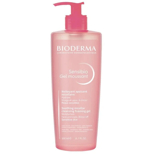 Bioderma Sensibio Foaming Cilt Temizleme Jeli 500 ml ürün görseli 1