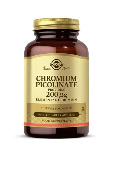 Solgar Chromium Picolinate 200 mcg 90 Kapsül ürün görseli 1