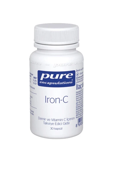 Pure Encapsulations Iron C 30 Kapsül ürün görseli 1