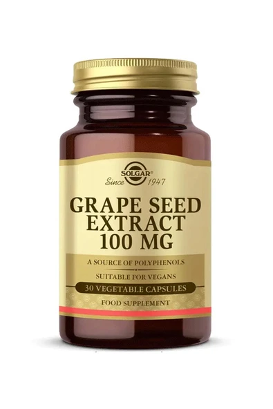Solgar Grape Seed Extract 30 Kapsül ürün görseli 1
