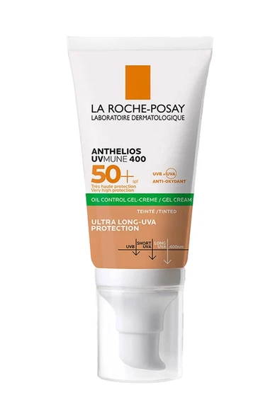 La Roche-Posay Anthelios Oil Control Gel Cream Renkli Yüz Güneş Kremi SPF50+ 50ml ürün görseli 1