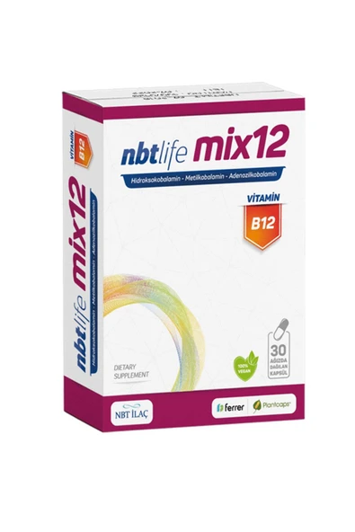 Nbt Life Mix 12 Takviye Edici Gıda 30 Kapsül ürün görseli 1