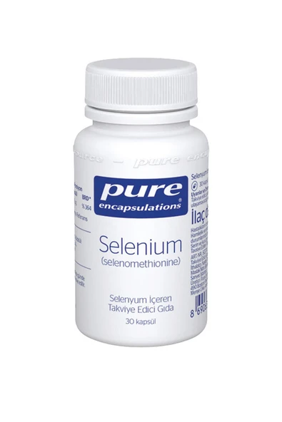 Pure Encapsulations Selenium 200 mcg 30 Kapsül ürün görseli 1