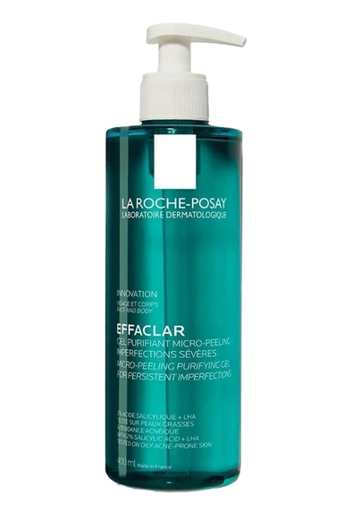 La Roche Posay Effaclar Mikro Peeling Jel Yüz ve Vücut 400 ml ürün görseli 1