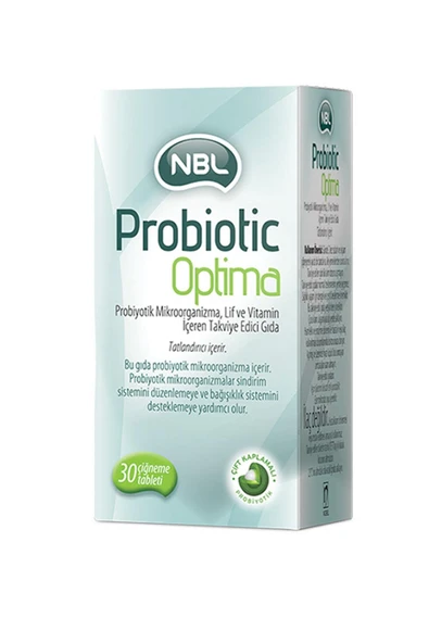 Nbl Probiotic Optima Çiğneme Tableti 30 Adet ürün görseli 1