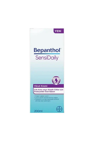 Bepanthol SensiDaily Nemlendirici Vücut Kremi 200 ml ürün görseli 1