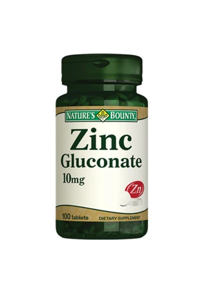Natures Bounty Zinc Gluconate 10 Mg 100 Tablet ürün görseli 1